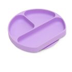 Plat divisé en silicone agrippant: lavande