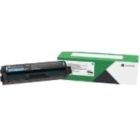 Cartouche de toner à rendement standard lexmark 20n10 cyan
