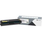 Cartouche de toner à rendement standard lexmark 20n10 jaune