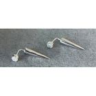 Boucle d'oreilles connexion argent 925