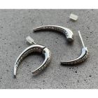 Boucles d'oreilles instinc argent 925
