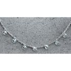 Collier ajustable piège de cristal  argent 925