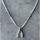 Collier wishbone argent 925
