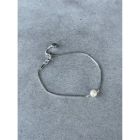 Bracelet opalin argenté