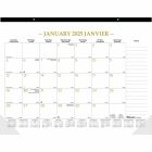 Calendrier sous-main mensuel gold lines (2025)