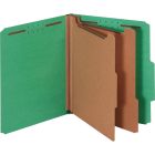 Chemises de classification lettre vert foncé