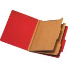 Chemises de classification lettre rouge vif