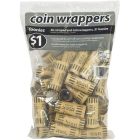Rouleaux en papier pour pièces de monnaie 1 dollar