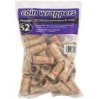 Rouleaux en papier pour pièces de monnaie 2 dollars