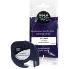 Ruban d’étiquette compatible dymo premium tape plastique noir sur étiquette transparente