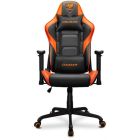 Chaise cougar de gaming armor elite noir/orange