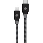 Câble usb-c à ligthning (1m) noir