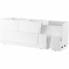 Organisateur de bureau empilable blanc