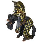 Cheval du maître des armes cimier taureau