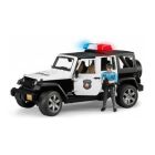 Jeep wrangler police avec policier