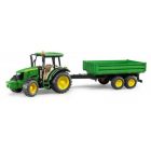 John deere 5115m avec remorque