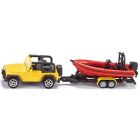 Siku jeep avec bateau