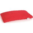Housse coussin cuisse moyen-velours rouge