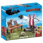 Playmobil dragons - gueulefor avec baliste