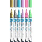 Marqueur acrylique paint-it 310 or, argent, bleu pastel, violet pastel, rose pastel, vert pastel
