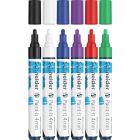 Marqueur acrylique paint-it 320 noir, blanc, bleu, violet, rouge, vert