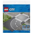Lego city supplément - virage et carrefour