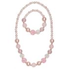 Ensemble collier et bracelet de perles