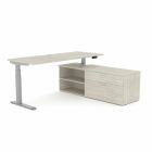 Bureau à hauteur réglable calypso bois d'hiver