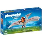 Playmobil knights - nain avec deltaplane