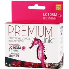 Cartouche jet d’encre compatible brother lc103 magenta