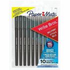 Stylo à bille write bros.® pointe moyenne. paquet de 10. noir