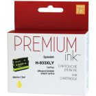 Cartouche jet d’encre à haut rendement compatible (alternative à hp 933xl) jaune