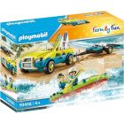 Playmobil family fun - voiture avec canoë