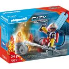 Playmobil city action - set cadeau pompier