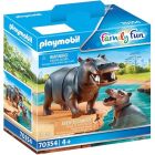 Playmobil family fun - hippopotame et son bébé