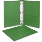 Couverture de rapport avec poches vert