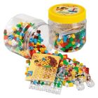 Maxi 400 perles et panneaux perforés en baril, jaune