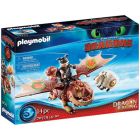 Playmobil dragons - varek et bouledogre