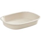 Conteneur compostable ovale en fibre