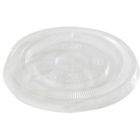 Couvercle compostable transparent pour verre froid avec trou eco guardian