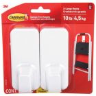 Crochets adhésifs command™ 2 crochets extra-grands et 6 bandes adhésive supporte 10 lb. - blanc