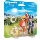 Duo secouriste et policière