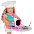 Accessoires og - cuisine du boulanger pour poupée de 46 cm