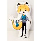 Coussin peluche polo le renard