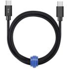 Câble tressé de charge/sync usb-c à usb-c 4 pi