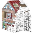 Maison à colorier 38 x 32 x 48 po. h. restaurant
