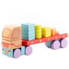 Camion avec figures géométriques