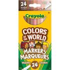 Crayons colors of the world marqueurs trait fin