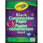Papier de construction noir