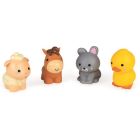 4 gicleurs de bain - les animaux de la ferme